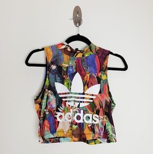 Adidas Tropical Bird Crop Top